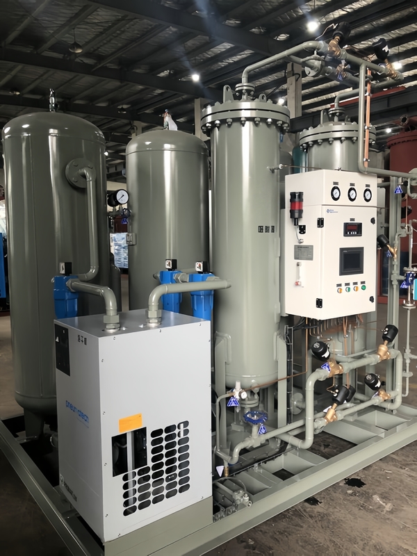 Generatore industriale dell'azoto di PSA per purezza di stoccaggio 95%-99.9995% del carbone