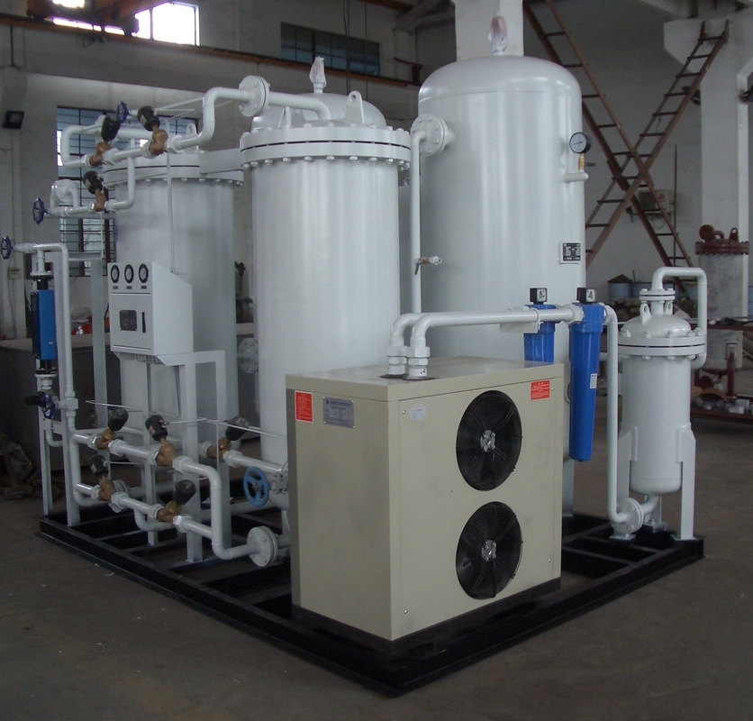 Pianta efficiente della generazione dell'azoto di uso di stoccaggio del carbone alta con il compressore d'aria