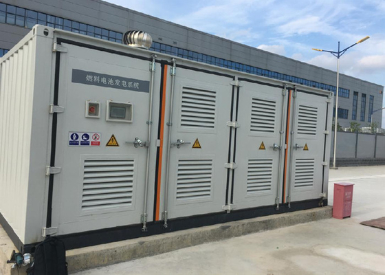Cella a combustibile idrogeno industriale da 100 kW, centrale elettrica stazionaria.