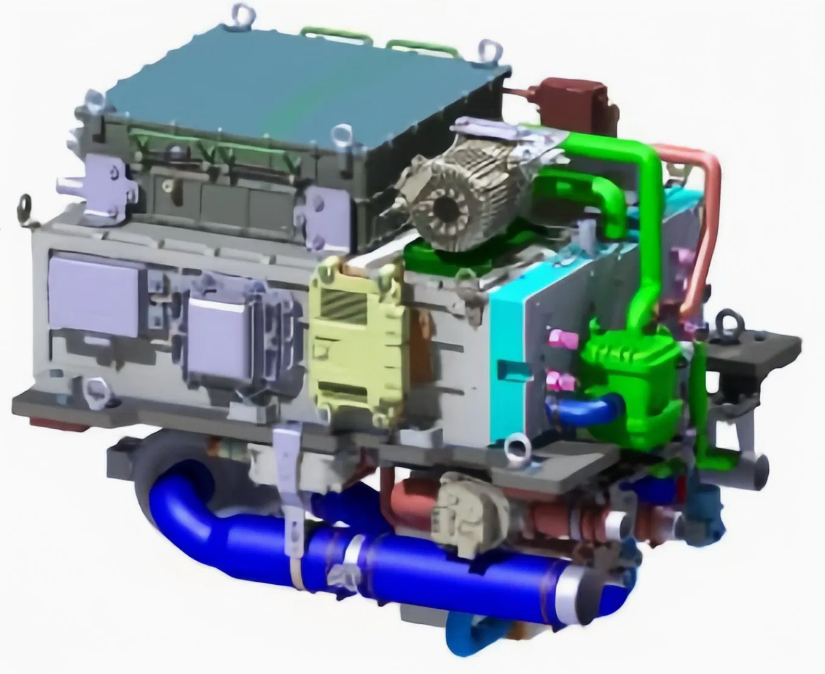 Sistema generatore a celle a combustibile idrogeno raffreddato ad acqua da 50 kW a inquinamento zero per soluzioni energetiche pulite