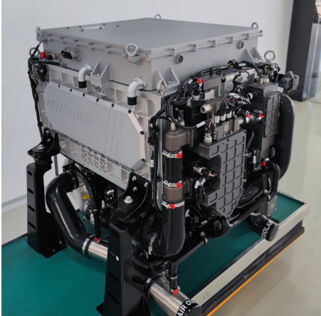 Generatore di elettricità a idrogeno con celle a combustibile PEM raffreddato a liquido da 60 kW con purezza dell'idrogeno del 99,99%