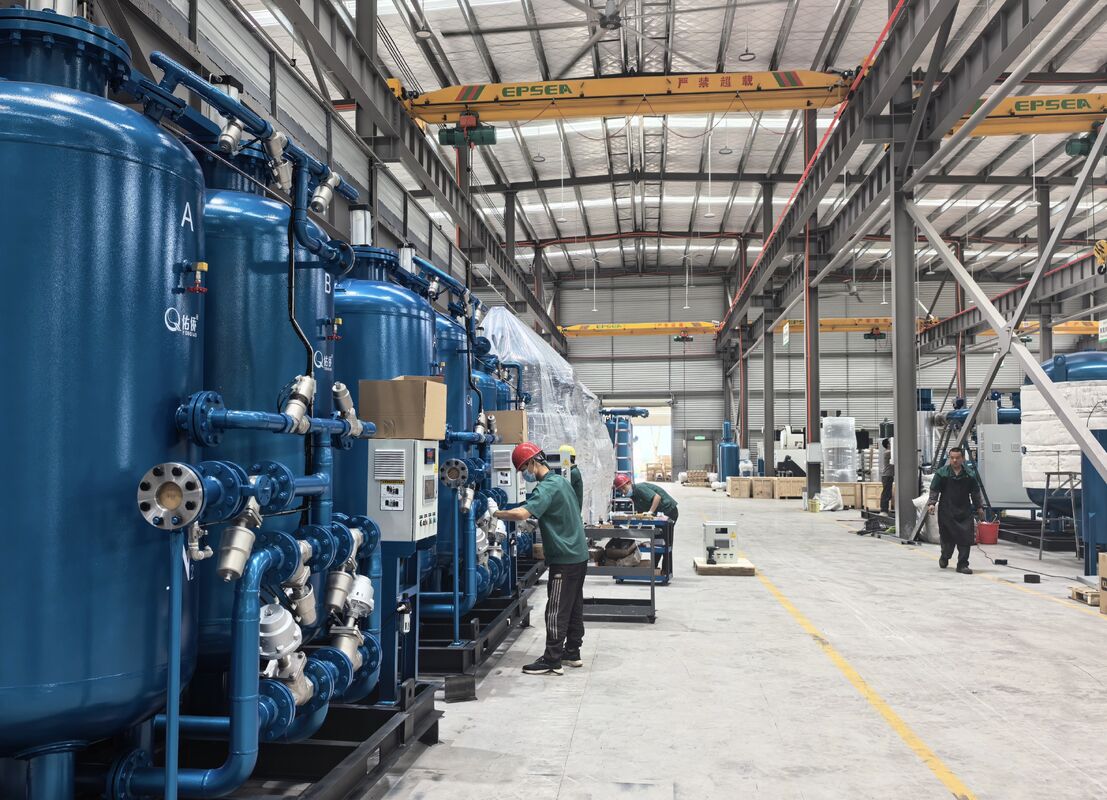 EPV-15MZ+ Plus Twin Tower PSA Generator di azoto con purezza ultra elevata del 99,999% e portata di flusso di 15Nm3/h con controllo PLC